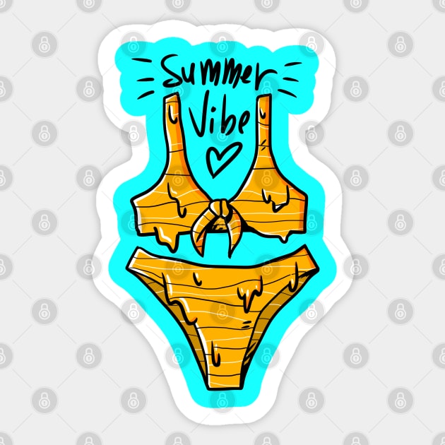 VSCO GIRL BIKINI SUMMER Sticker by A Comic Wizard